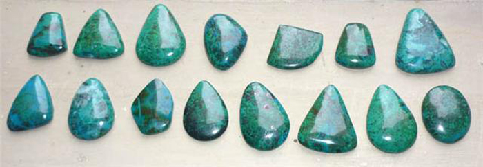 Chrysocolla Cabochons Peruvian Minerals.jpg